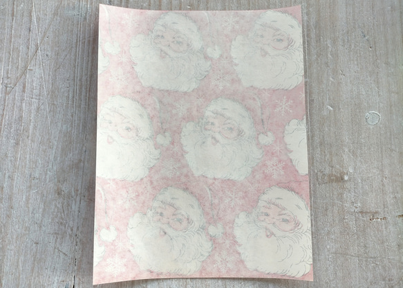 U.S.A. ヴィンテージ包装紙【HoHoHo】DA-WP099 6枚目の画像