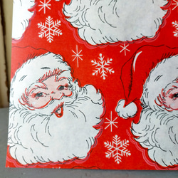 U.S.A. ヴィンテージ包装紙【HoHoHo】DA-WP099 4枚目の画像