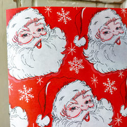 U.S.A. ヴィンテージ包装紙【HoHoHo】DA-WP099 3枚目の画像