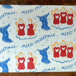 U.S.A. ヴィンテージ包装紙【天使の聖歌】DA-WP100 6枚目の画像