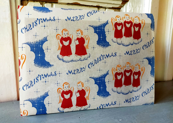 U.S.A. ヴィンテージ包装紙【天使の聖歌】DA-WP100 2枚目の画像