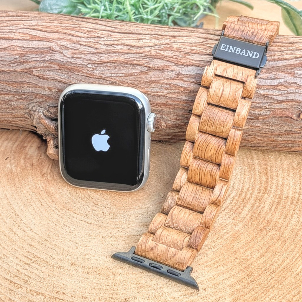 【木製バンド】EINBAND AppleWatch 天然木バンド 20mm Oak Wood