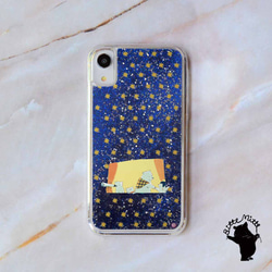 iPhone17promax対応 スマホケース 星 キラキラ かわいい 癒し 1枚目の画像