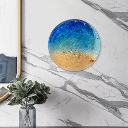 受注販売 波紋アートパネル 壁飾り レジンアートパネル エポキシ