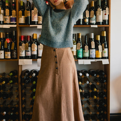 羊駝七分袖日常毛衣 - 霧藍 第8張的照片