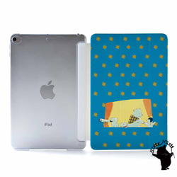 星のiPadケース シロクマ かわいい 名入れ 1枚目の画像