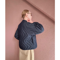 選擇您的長度❤️輕盈保暖❤️牛仔布料❤️原創縫線❤️人字形絎縫❤️加厚牛仔外套 第11張的照片