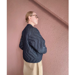 選擇您的長度❤️輕盈保暖❤️牛仔布料❤️原創縫線❤️人字形絎縫❤️加厚牛仔外套 第9張的照片