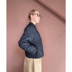 選擇您的長度❤️輕盈保暖❤️牛仔布料❤️原創縫線❤️人字形絎縫❤️加厚牛仔外套 第7張的照片