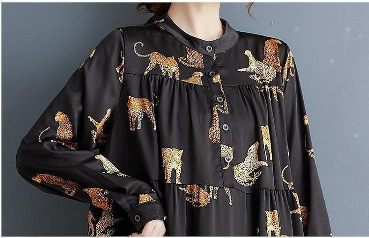 大きいサイズ レディース ロング　ワンピース　春 秋冬 新品 長袖