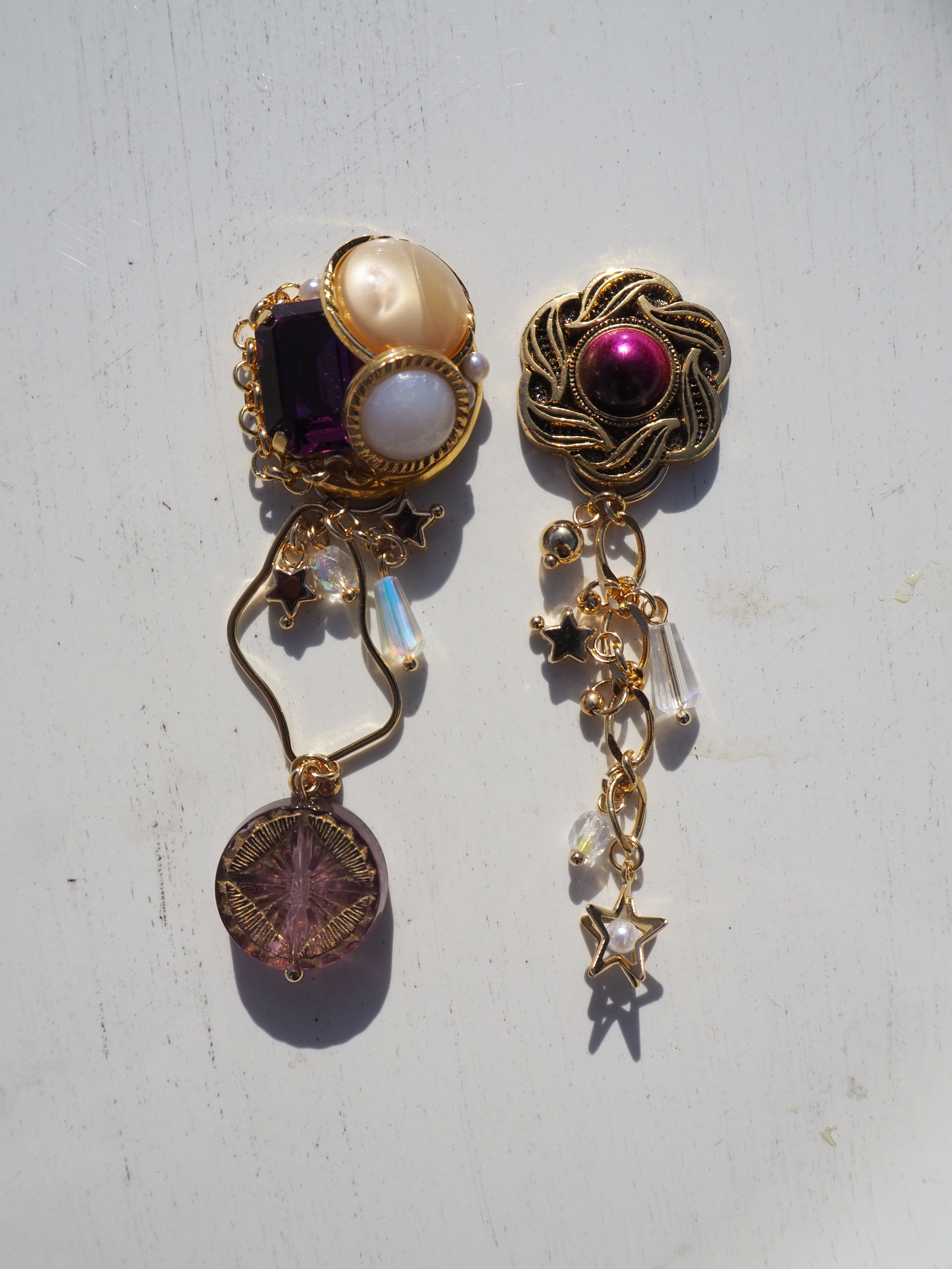 ボタンアクセサリー/ノエル/イヤリング