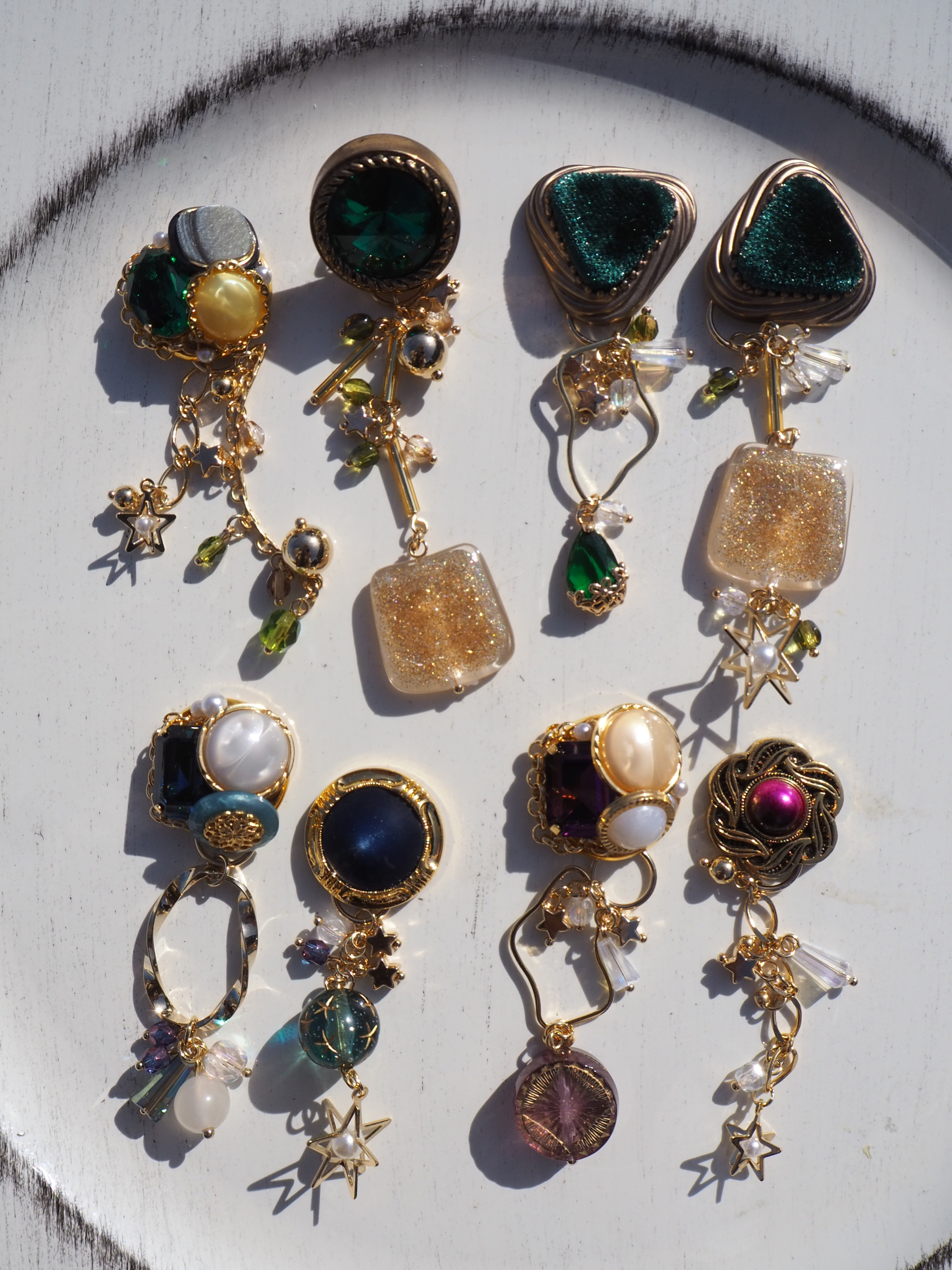 ボタンアクセサリー/ノエル/イヤリング