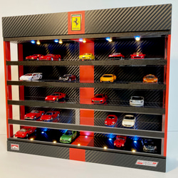 1/18展示・ハニカム照明・ディスプレーBOX / LED30灯・スタイリッシュ