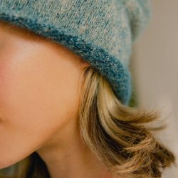 羊駝脖圍 - 霧藍 第6張的照片