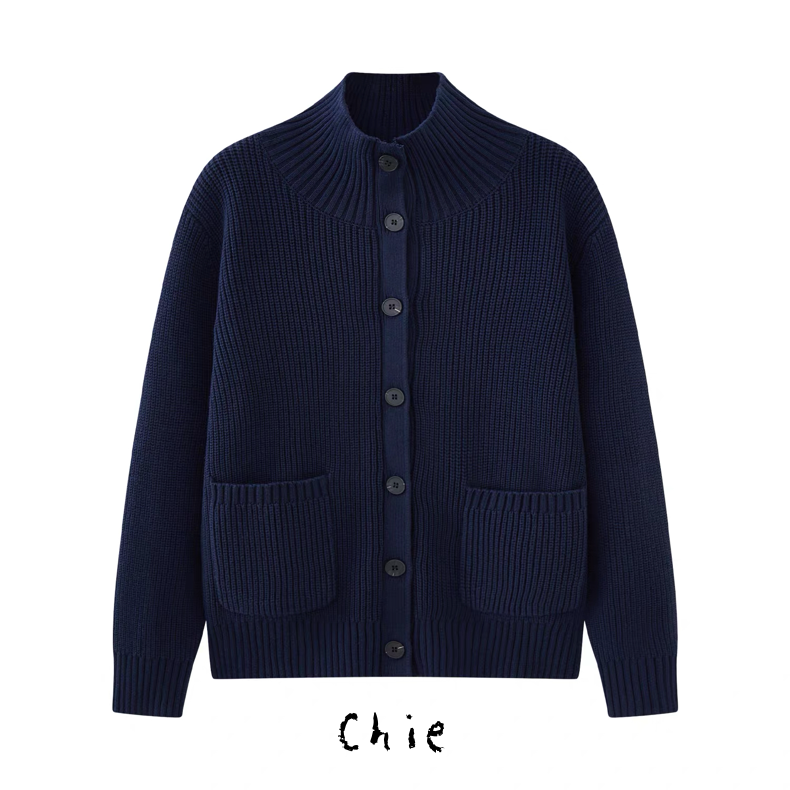 【秋冬の支度】 レディース カーディガン 前開き 綿100％