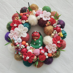 毛糸 リース のおすすめ人気通販｜Creema(クリーマ) 国内最大の