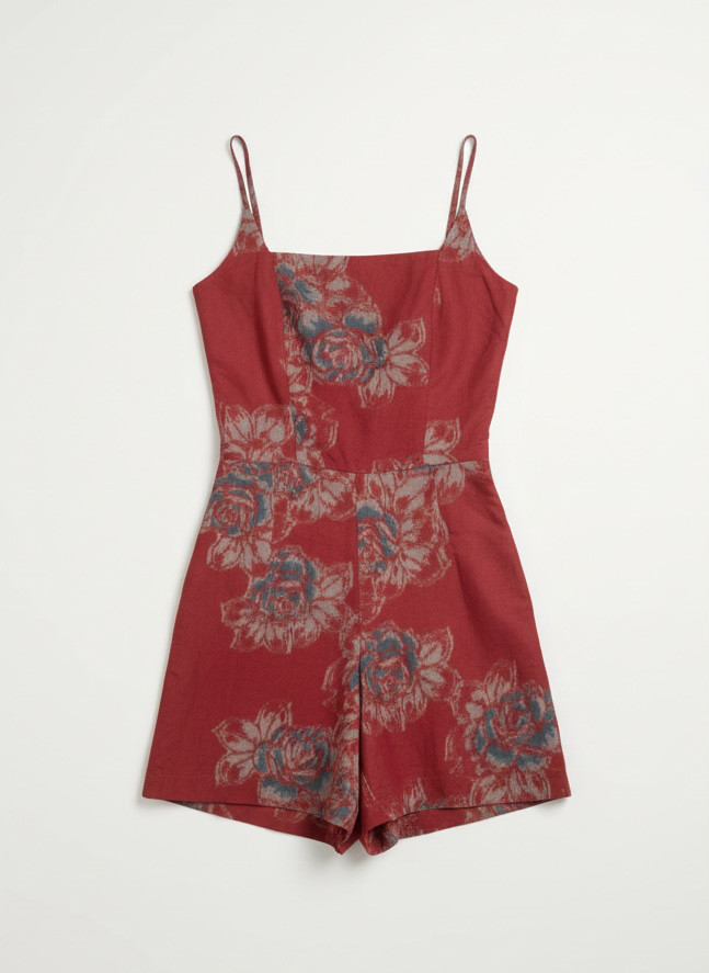 銘仙　ショート丈オールインワン