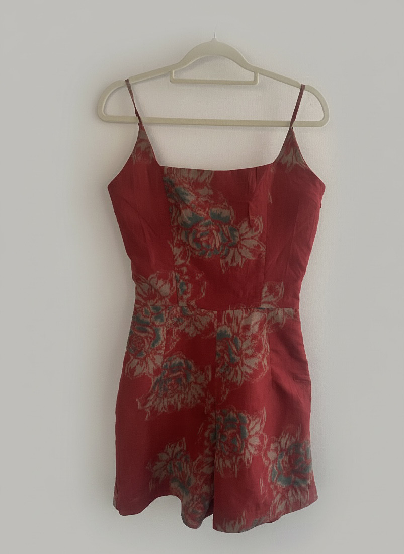 銘仙　ショート丈オールインワン