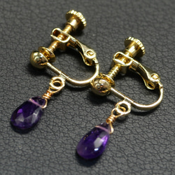 SALE】【14KGF】ドロップ形スノーフレークオブシディアンの1粒