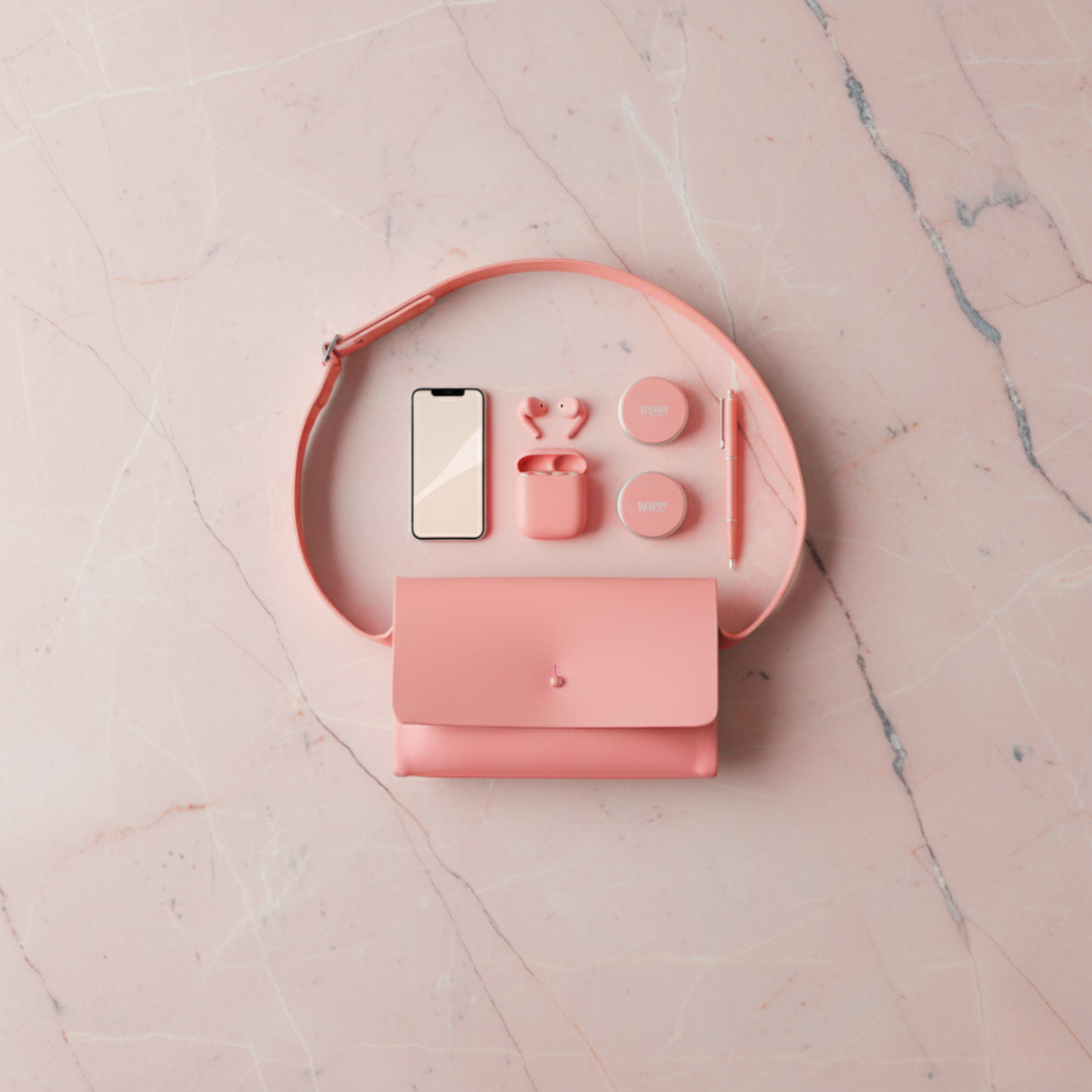 イタリアンレザー・くすみピンクの本革サコッシュ｜大人可愛いミニショルダー