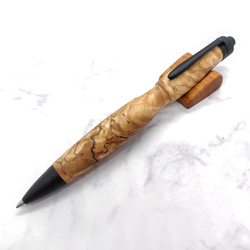 栃の木軸ボールペン（モンキーポッドの替え木軸セット）シャープペンシルに変更可 2枚目の画像