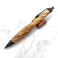 栃の木軸ボールペン（モンキーポッドの替え木軸セット）シャープペンシルに変更可 8枚目の画像