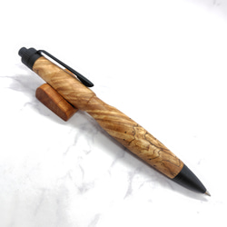 栃の木軸ボールペン（モンキーポッドの替え木軸セット）シャープペンシルに変更可 3枚目の画像