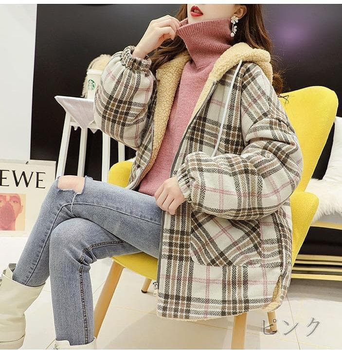 大きいサイズ レディース 秋　冬 裏起毛　コート　アウター　新品 長袖　春
