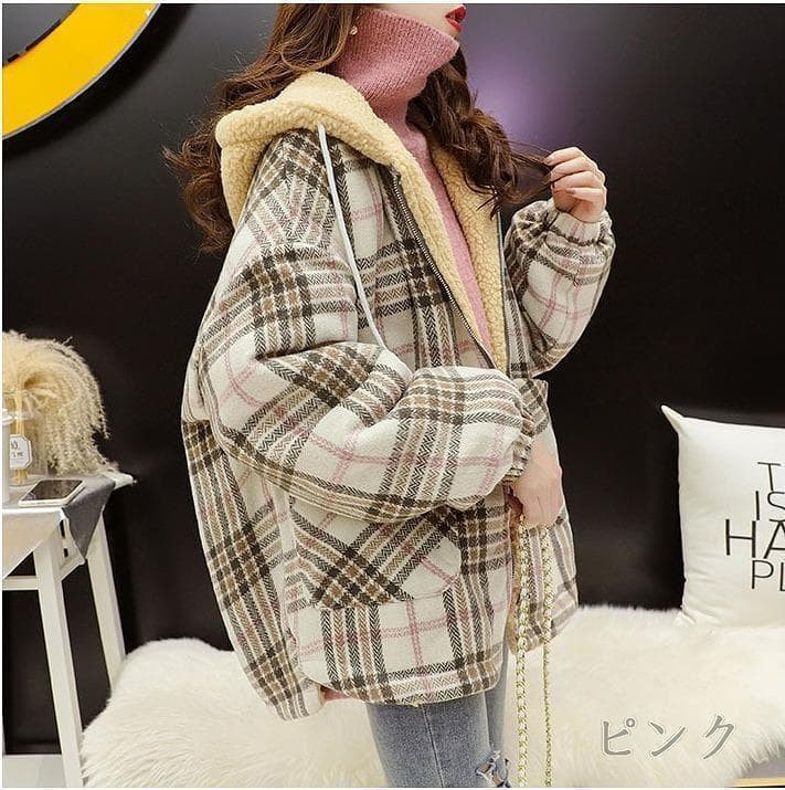 大きいサイズ レディース 秋　冬 裏起毛　コート　アウター　新品 長袖　春