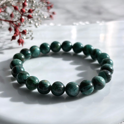 希少✨鑑別書付き 大玉 高品質天然オーロラクォーツブレス（アイアン