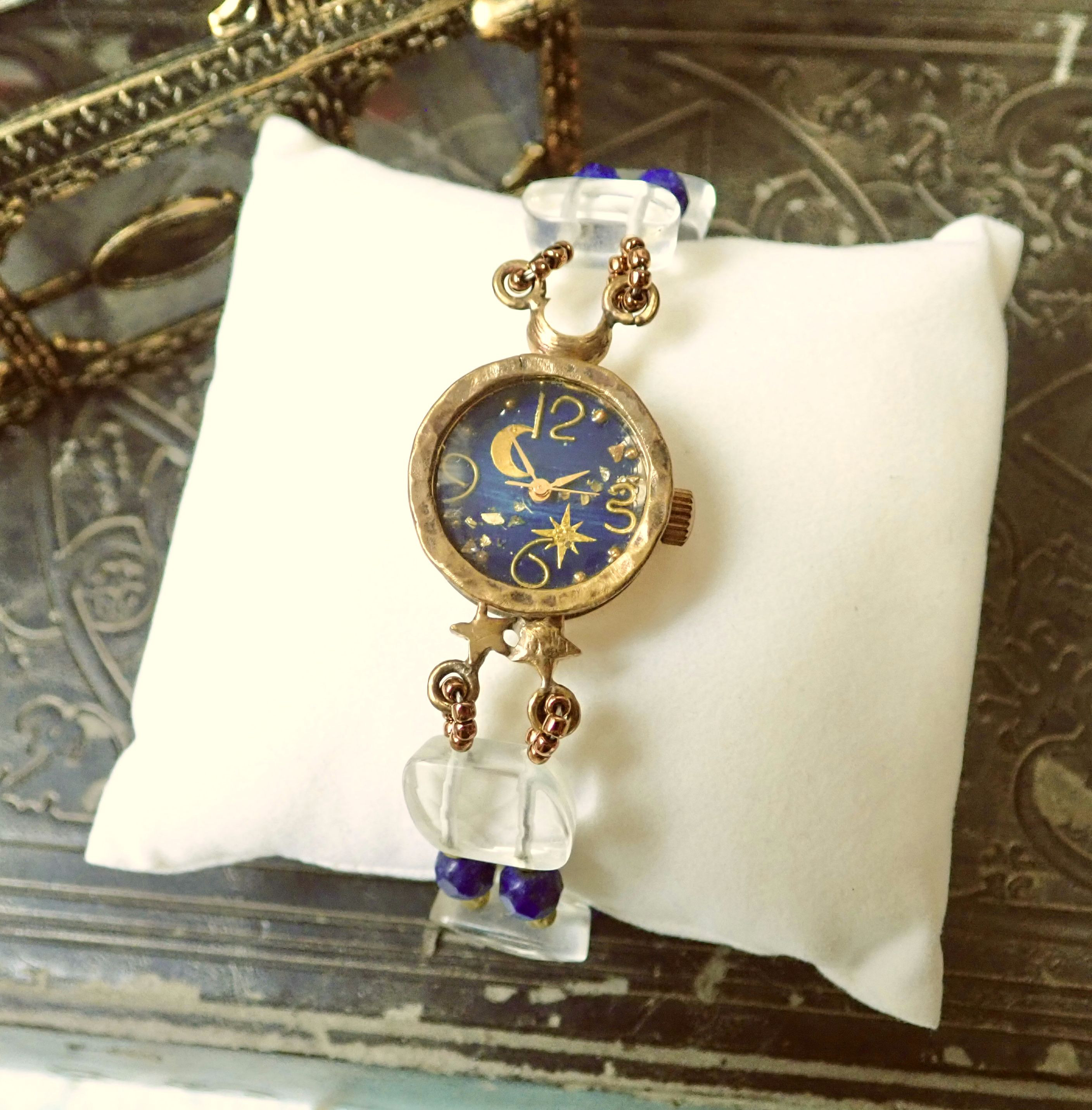 天然石腕時計　No.20~「星屑の夜」