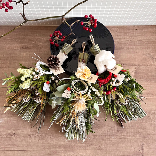 新春の香り漂う小さな祝福 ✨️】2026年新作 レモングラスお正月飾り