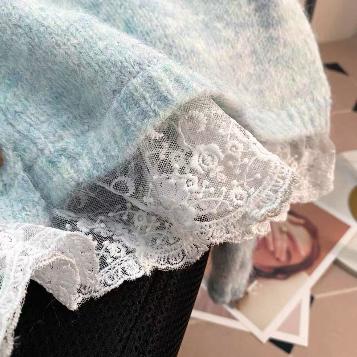 大人が着たいお洒落なカーディガン、前開きニットセーター、ジャケット、手編み毛糸厚模様 秋冬限定 厚手