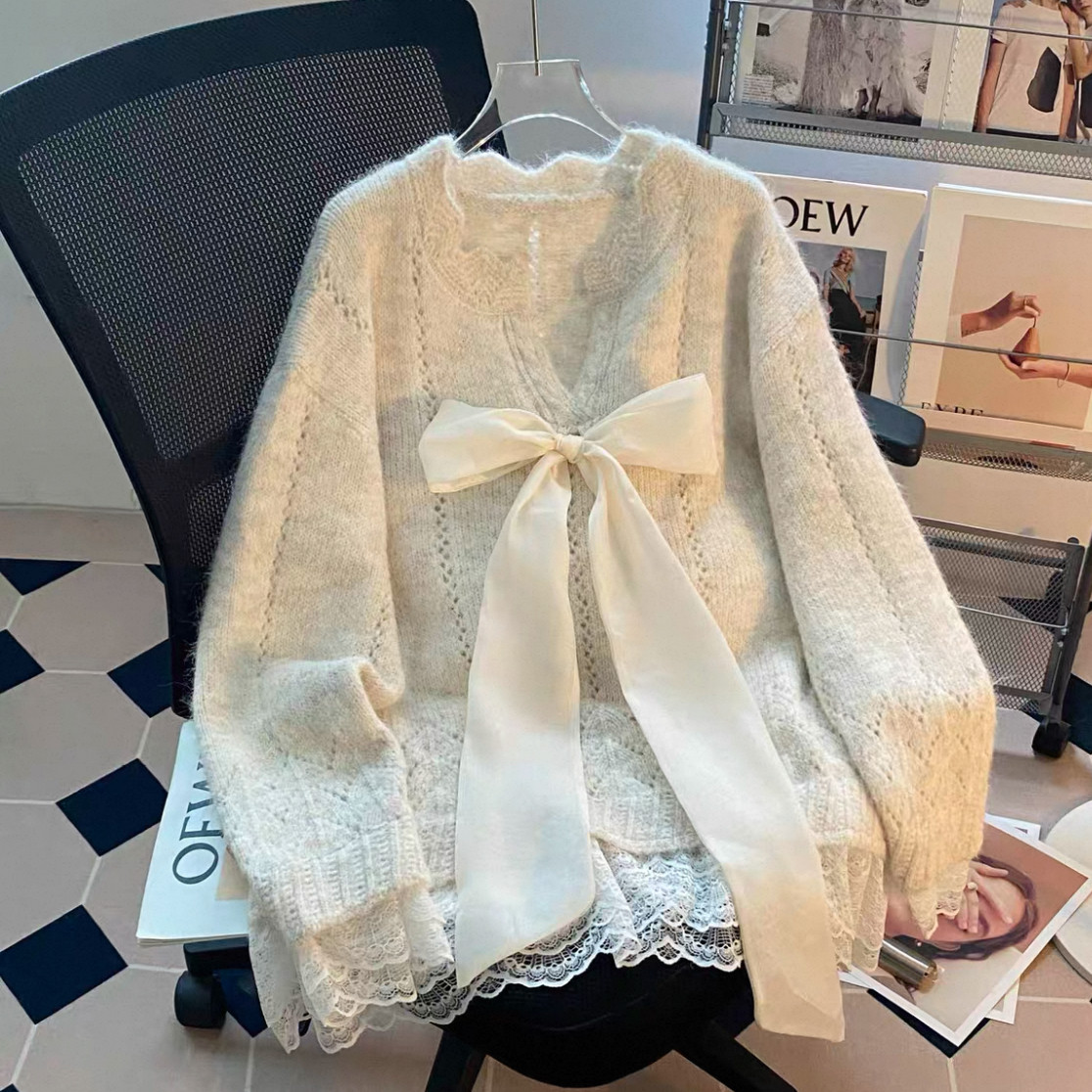 大人が着たいお洒落なセーター、ニットセーター、手編み毛糸厚模様 秋冬限定 厚手