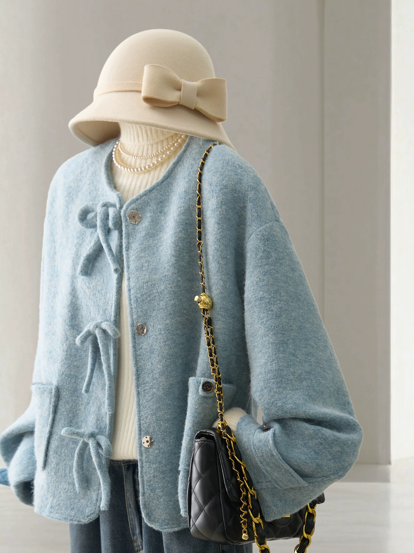 保温力高い大人の羊毛コート、羊毛（ウール）コート 冬のコート 防寒対策 冬支度新作 受注生産