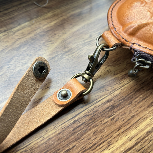 組合せ自由3個セット】本革たい焼き型ミニポーチ｜遊び心ある小物