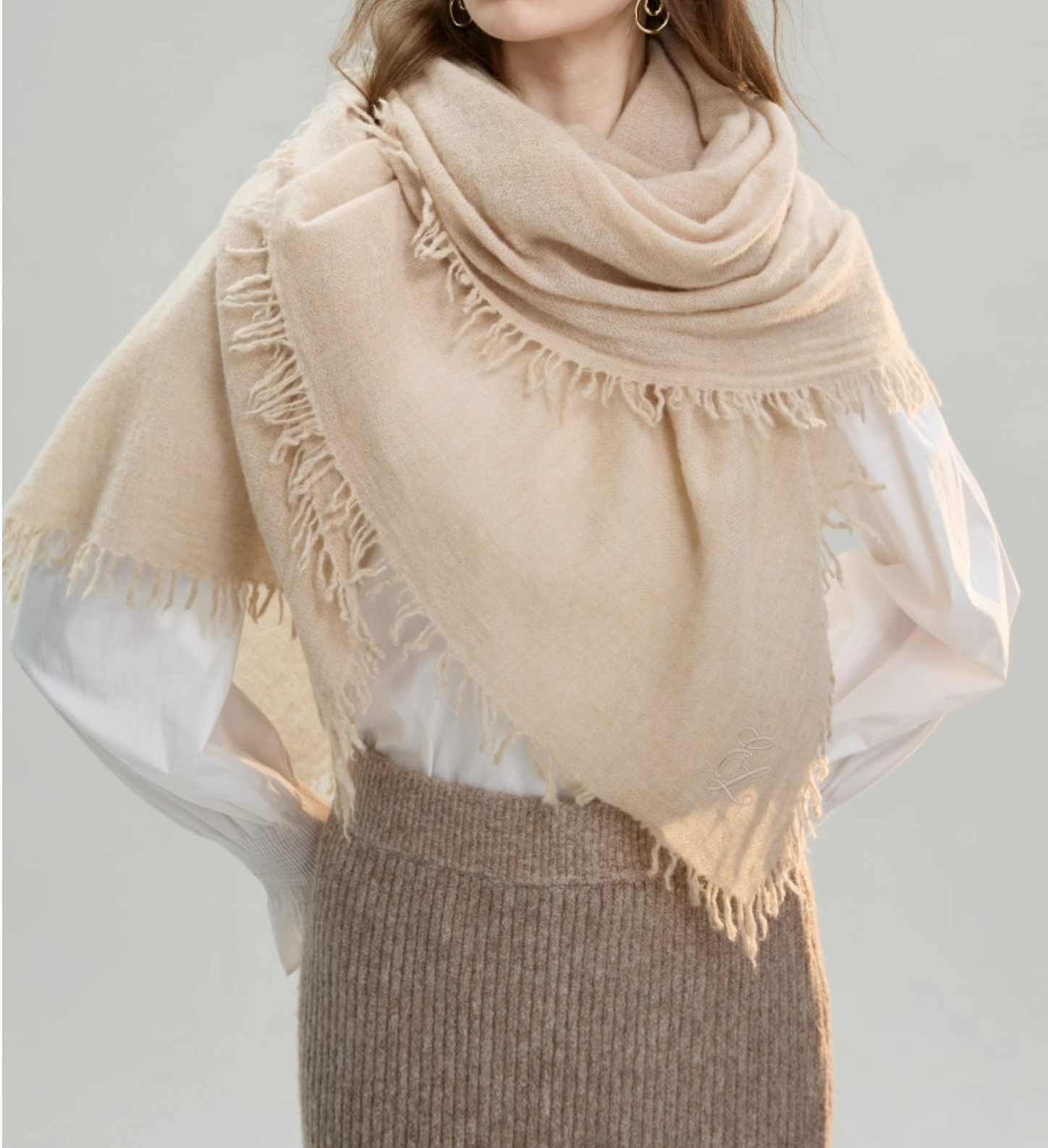 ウール マフラー　9～14日届け送料込み