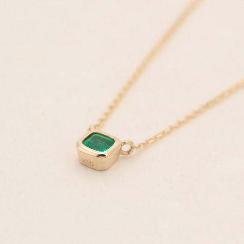 K10/1点物】エメラルドネックレス ネックレス・ペンダント EggPlant