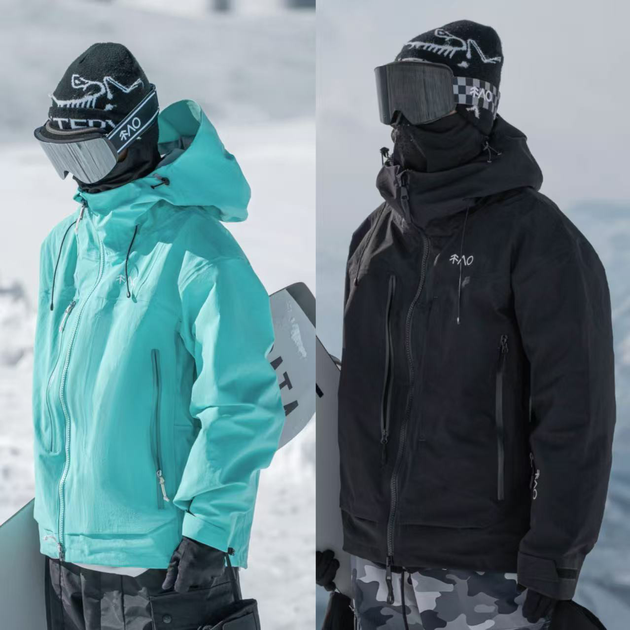 25-26秋冬限定 スノーボードウェア ジャケット パーカー 青 黒 撥水 メンズ レディース スキーウェア SN026 22,313円