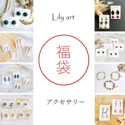 happy 福袋 2026 ☆ ピアス or イヤリング Lily art / お楽しみセット