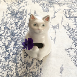 陶器の長毛の三毛猫 その他置物 シャシャミミ 通販 9604592｜Creema