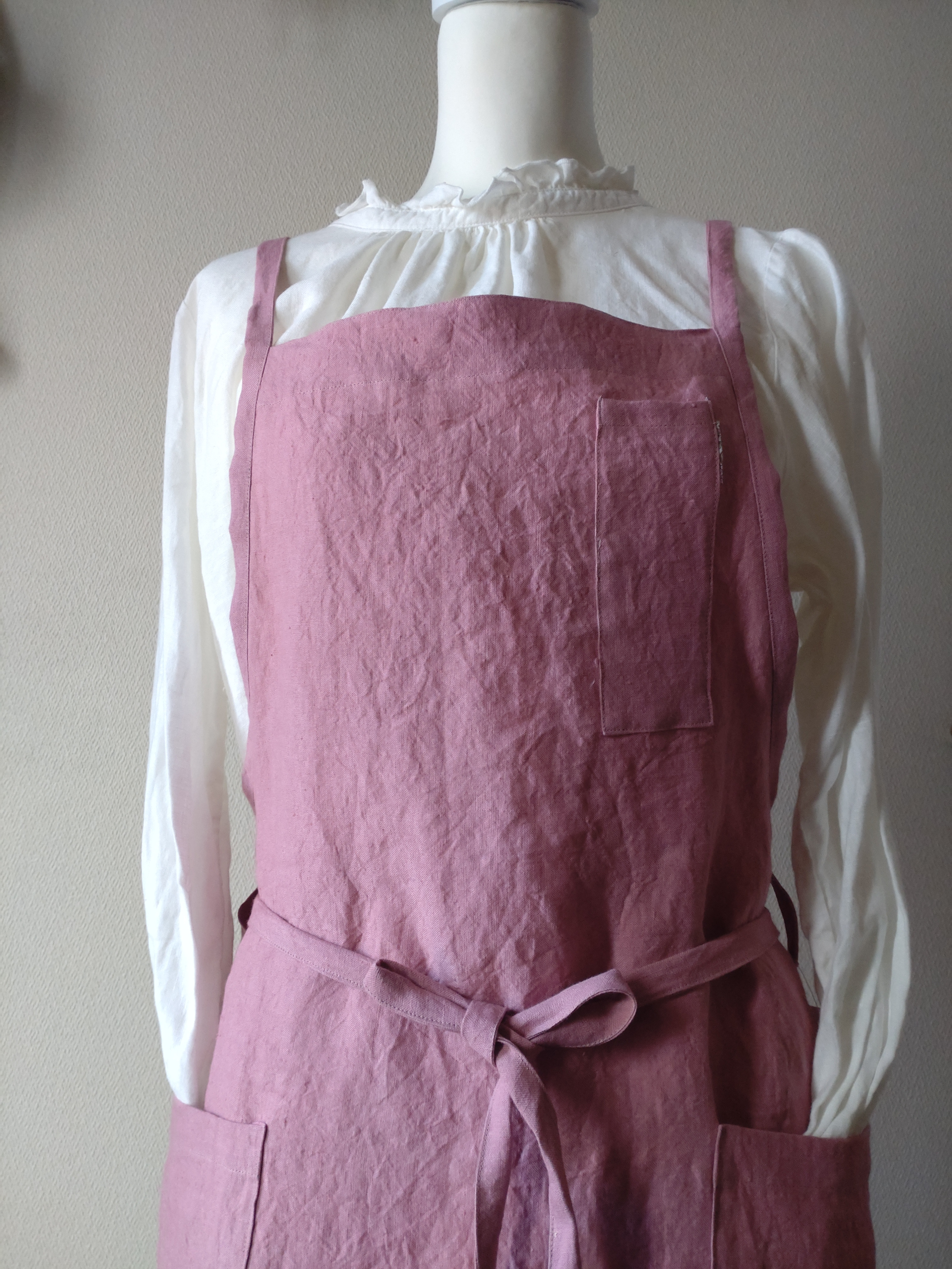 リネン100%☆3wayエプロン