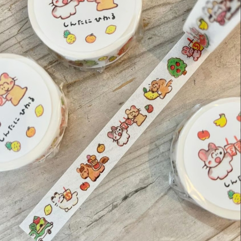 【28個セット】マルゴデリさんすて倉敷コラボ マスキングテープ