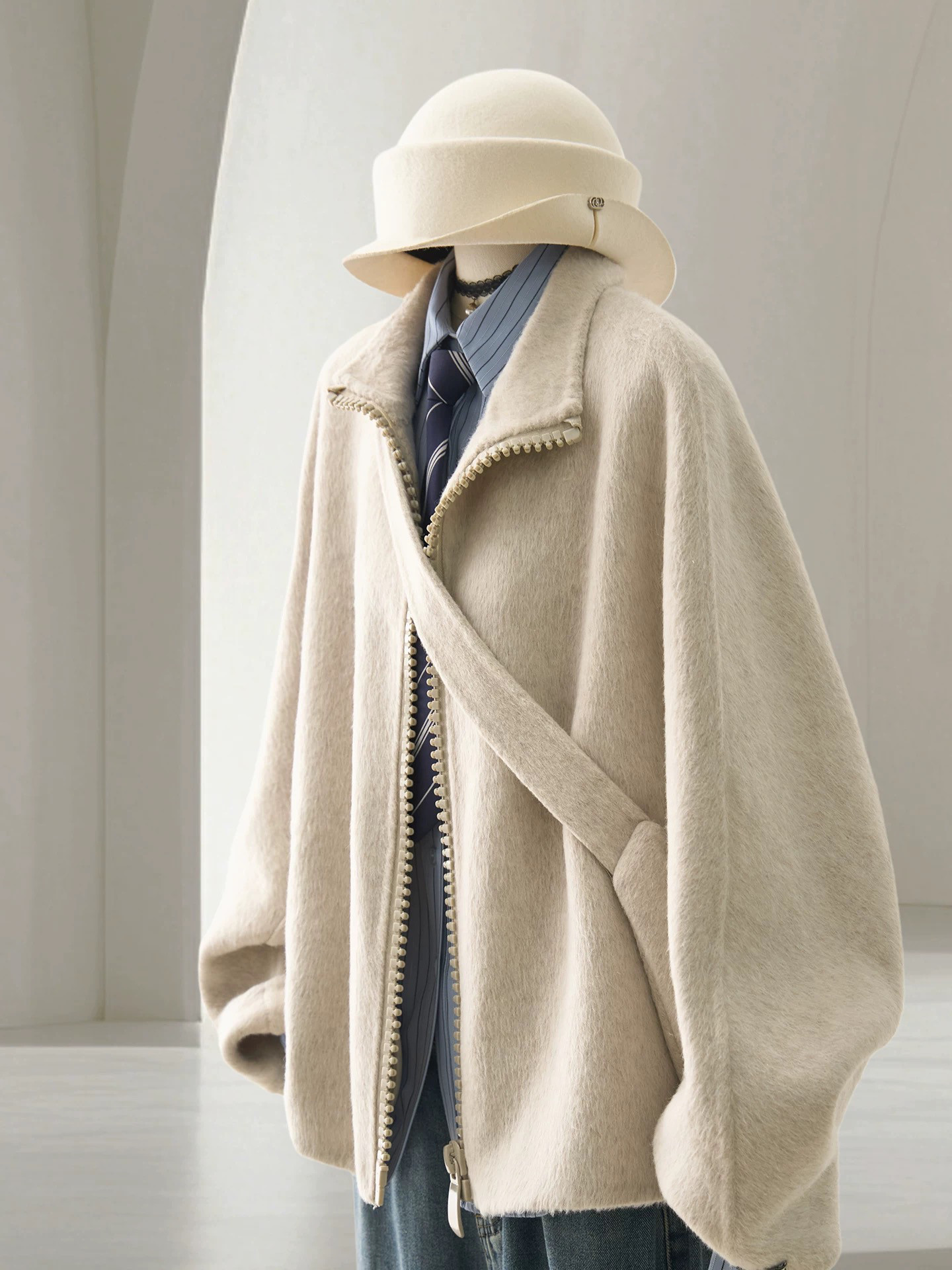 保温力高い大人の羊毛コート、羊毛（ウール）コート 冬のコート 防寒対策 冬支度新作 受注生産