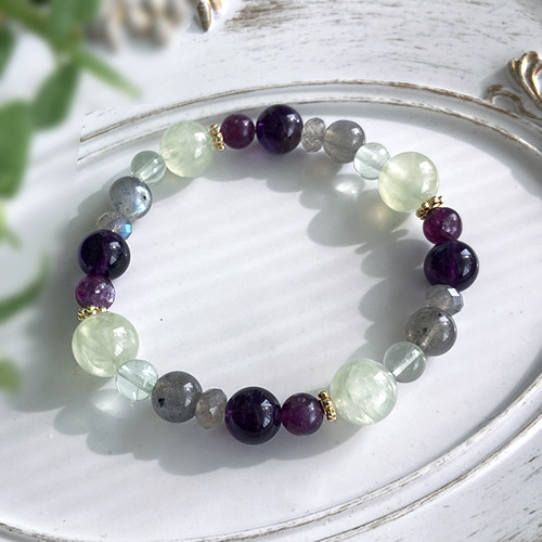 【高品質天然石】滞っていた氣の流れを変えるパワー天然石ストーンブレスレット(ギフトBOX付き) 5,925円