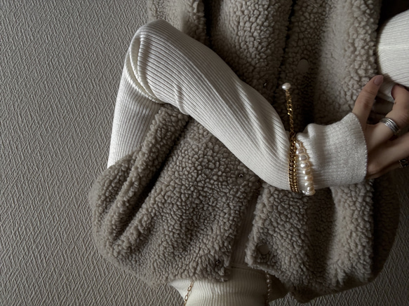 ーlayer pearl braceletー　サージカルステンレス　チェーンブレード　ブレスレット　パールアクセサリー 10枚目の画像