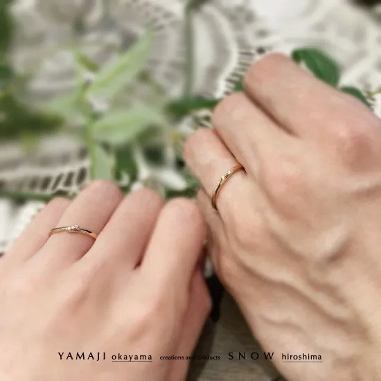 『twist and LOVE/ツイストアンドラブ』マリッジリング 結婚指輪 ペアリング(女性デザイン)