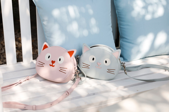 新商品キャンペーン中！かわいい猫ショルダーバッグ  親子おそろいもOK！ 8枚目の画像