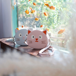 新商品キャンペーン中！かわいい猫ショルダーバッグ  親子おそろいもOK！ 7枚目の画像