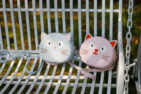 新商品キャンペーン中！かわいい猫ショルダーバッグ  親子おそろいもOK！ 13枚目の画像